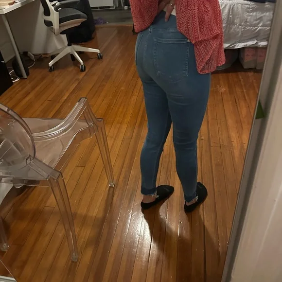 7 For All Mankind Light Blue Skinny Jeans - Picture 2 of 3